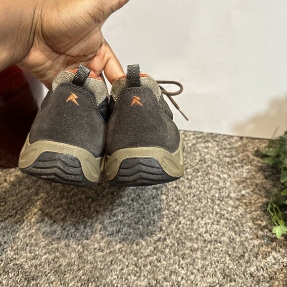 Ecco Men's Athletic Shoes in Brown and Orange - Picture 5 of 9